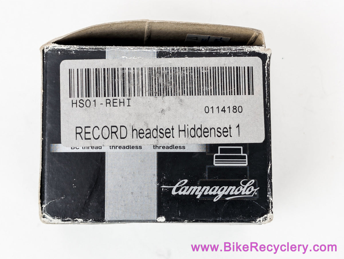 NIB/NOS Campagnolo Record Hiddenset Integrated Headset: 1" - HS01-REHI - Low Stack Top Cap - Carbon