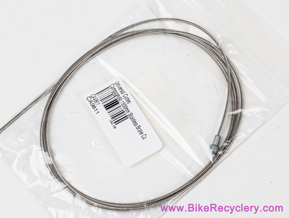 Campagnolo Stainless Steel Inner Brake Cable: 1.6mm x 1600mm (Sold Individually)