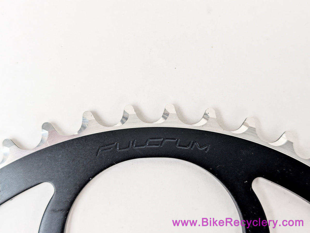 NOS Fulcrum (Campagnolo) 10 Speed Chainring: 50t x 110mm - Black