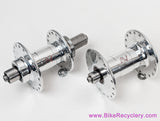 Phil Wood Classic High-Low Road Freewheel Hubset: 36H x 130mm - QR - Polished (EXC+)