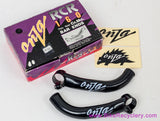 NIB/NOS ONZA RCR-160 Bar Ends: Ski-Bend - Ultralight Chromoly - 1990's  - Black