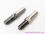 SRP Titanium V-Brake Boss / Studs: 8M x 1.25 x 16.75mm (Pair, MINT)