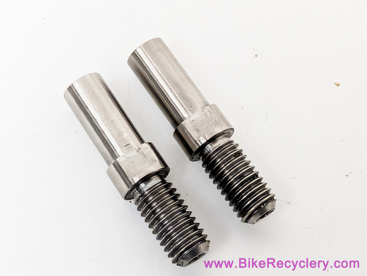 SRP Titanium V-Brake Boss / Studs: 8M x 1.25 x 16.75mm (Pair, MINT)