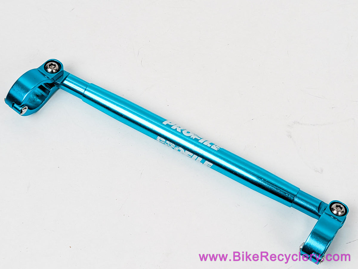 Profile Handlebar Cross Brace: Turquoise Ano - 9" - Vintage 1990s (Near Mint+)
