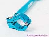 Profile Handlebar Cross Brace: Turquoise Ano - 9" - Vintage 1990s (Near Mint+)