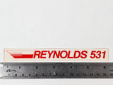 Original Reynolds Chainstay Decal: Red / White - 1980's 1990's