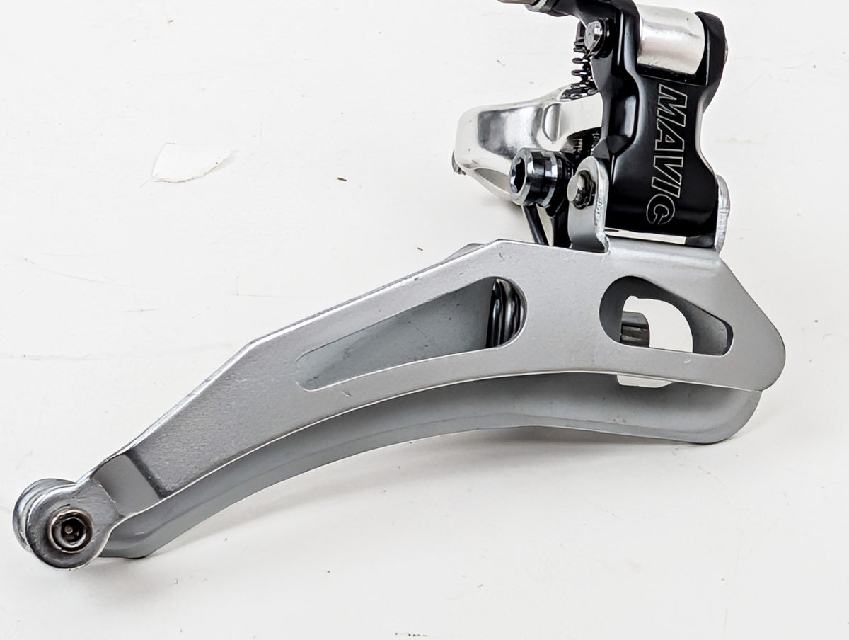 NOS Mavic 860 Front Derailleur: 28.6mm  Clamp - Black