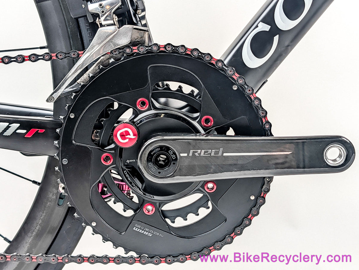 Colnago V1-R Ferrari Superbike Pro Build: RED eTap - EEbrakes - 14.7lbs - Ceramic Speed - HiFi EP30 - Quarq Dzero - 42s / 50cm (MINT, 3500 Miles))