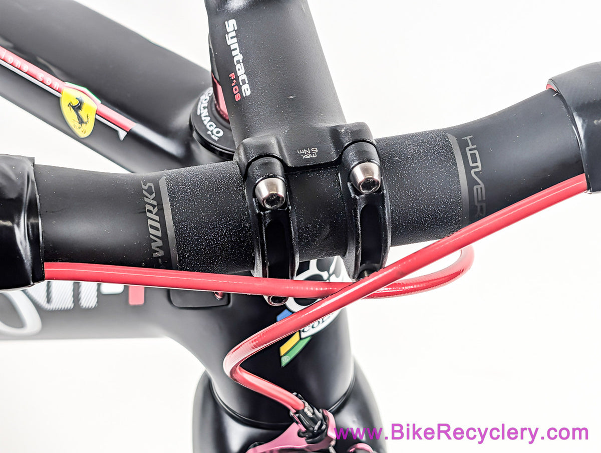 Colnago V1-R Ferrari Superbike Pro Build: RED eTap - EEbrakes - 14.7lbs - Ceramic Speed - HiFi EP30 - Quarq Dzero - 42s / 50cm (MINT, 3500 Miles))