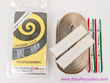 NOS/NIB 1980's Ambrosio Bike Ribbon PERFORATED Professional Bar Tape: Ivory White - Faux Leather - 1970d 1980s
