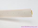 NOS/NIB 1980's Ambrosio Bike Ribbon PERFORATED Professional Bar Tape: Ivory White - Faux Leather