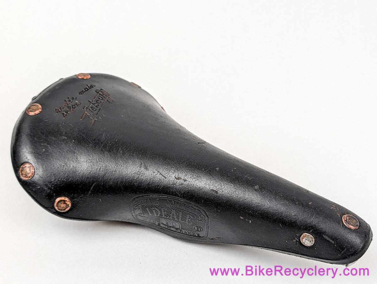Ideale 90 TITANE Special Competition Saddle: Titanium Rails + Copper Rivets (Near Mint - Not Dry/cracking!)