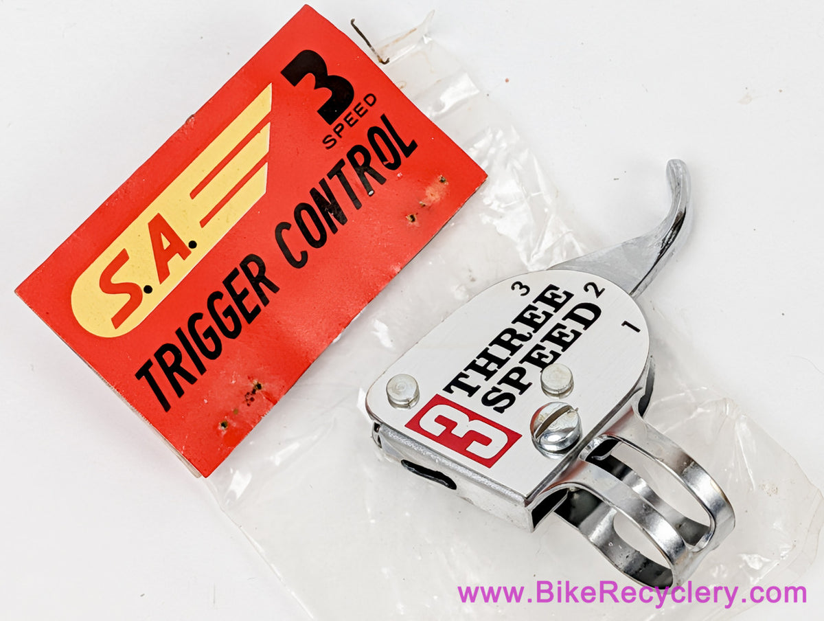 NIB/NOS SA 3 Speed Trigger Shifter: Sturmey Archer Style - Metal