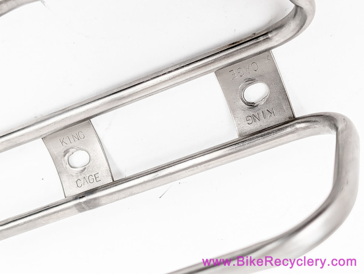 King Cage Titanium Bottle Cage: 28g (Mint)