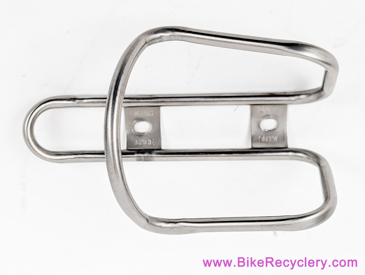 King Cage Titanium Bottle Cage: 28g (Mint)
