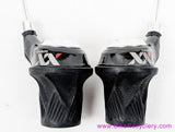 SRAM XX 2x10 Speed Twist Grip Shifters: Carbon (New Take-Off)