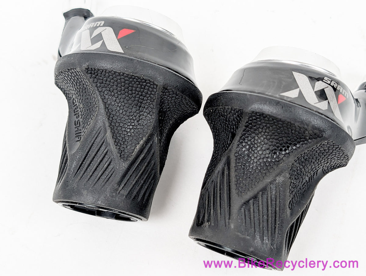 SRAM XX 2x10 Speed Twist Grip Shifters: Carbon (New Take-Off)