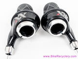 SRAM XX 2x10 Speed Twist Grip Shifters: Carbon (New Take-Off)