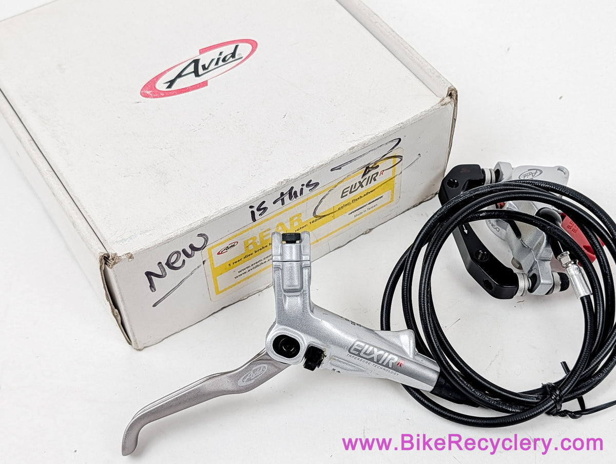 Avid Elixir R Rear Disc Brake: Silver - Post Mount (NEW Old Stock)