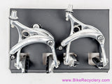 Tektro R538 Mid / Long Reach Brakeset: 47-57mm - Silver (NEW)