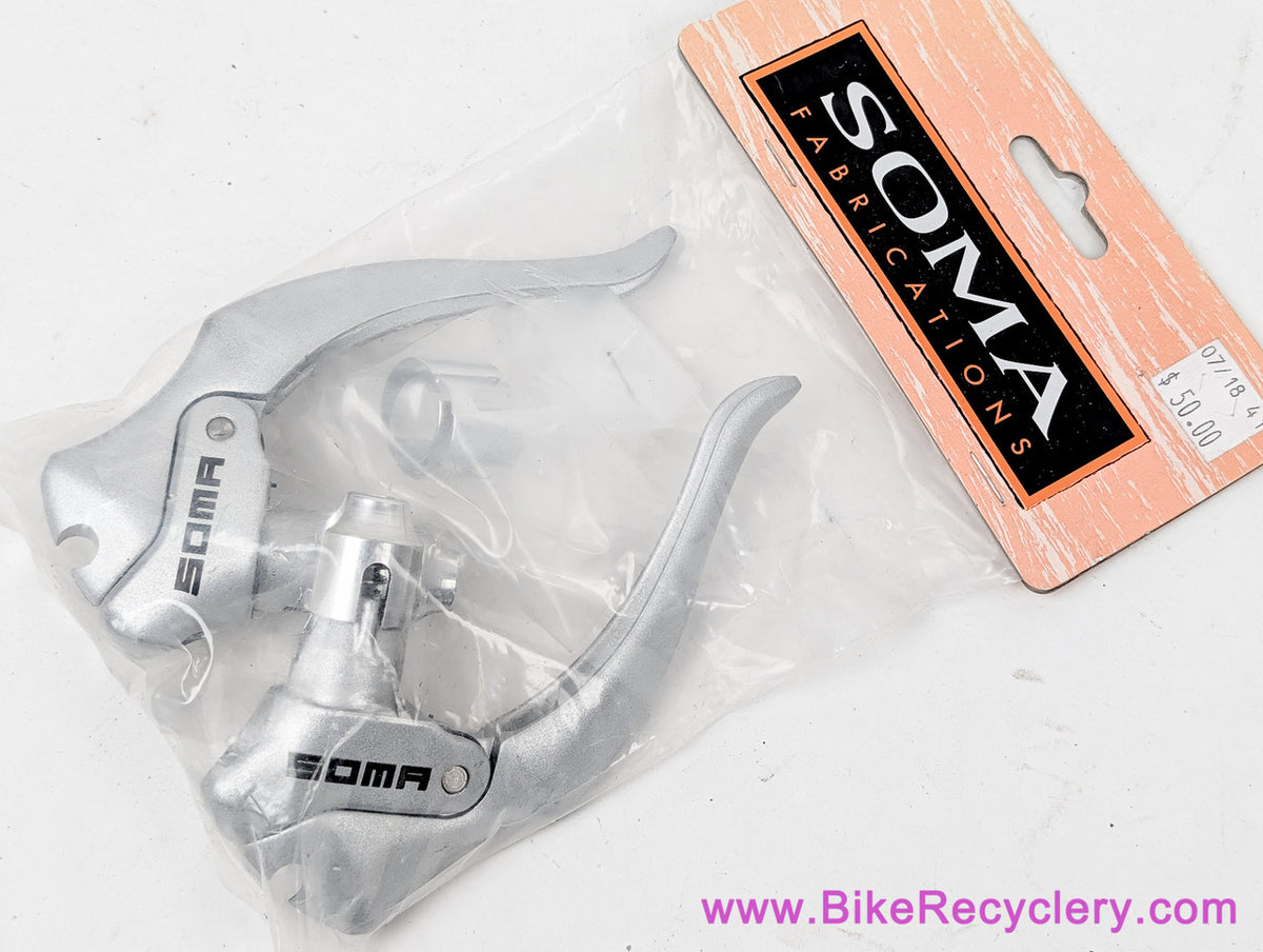 Soma Pursuit STI Brake Levers: Bullhorn / TT Bars - Grey (NEW)