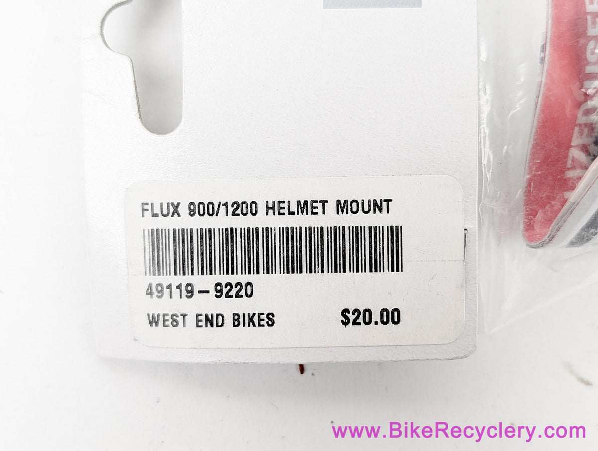 Specialized Flux 900/1200 Headlight Helmet Mount: 49119-9220 (New)