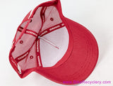 SRAM Red Trucker Snapback Hat: Red + White Stripe + Patch (NEW)