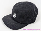 Rockshox 5-Panel Confetti Wool Hat: Black (NEW)