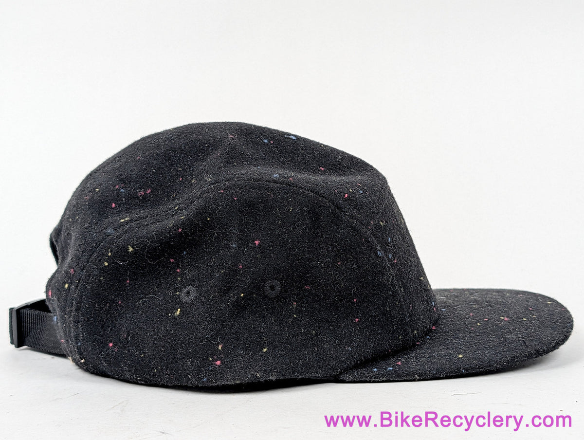 Rockshox 5-Panel Confetti Wool Hat: Black (NEW)