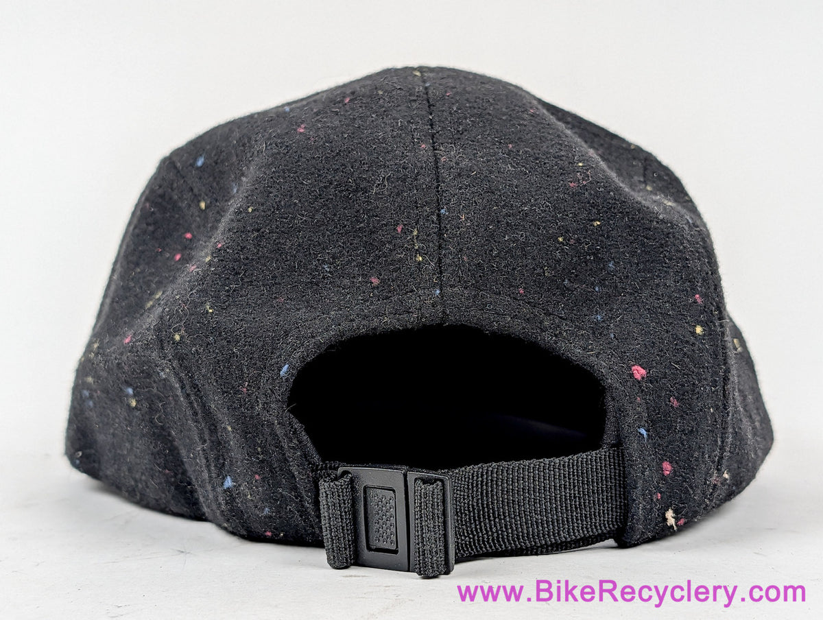 Rockshox 5-Panel Confetti Wool Hat: Black (NEW)