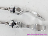 ZIPP Road QR Skewer Set: 100/130mm Front/Rear - Silver (EXC)