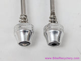 ZIPP Road QR Skewer Set: 100/130mm Front/Rear - Silver (EXC)