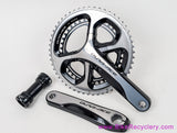 Shimano Dura Ace FC-9000 Double Crankset: 172.5mm x 53/39t - BB (Near New <50mi)