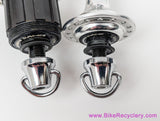 NIB/NOS Shimano Dura Ace 7400 Hub Set: 6/7s UG Freehub - 32H x 126mm - HB-7400 Front FH-7400 Rear - QR Skewers + 7 Speed Spacer