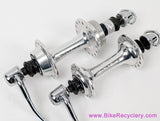 Shimano Dura Ace FH/HB -7400 Hubset: Freewheel - 32H x 126mm - QR Skewers (MINT <50 Miles))