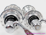 Shimano Dura Ace FH/HB -7400 Hubset: Freewheel - 32H x 126mm - QR Skewers (MINT <50 Miles))