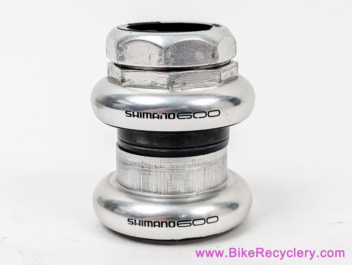 Shimano 600/Ultegra HP-6400 1" Threaded Headset: Silver (EXC+ Used)