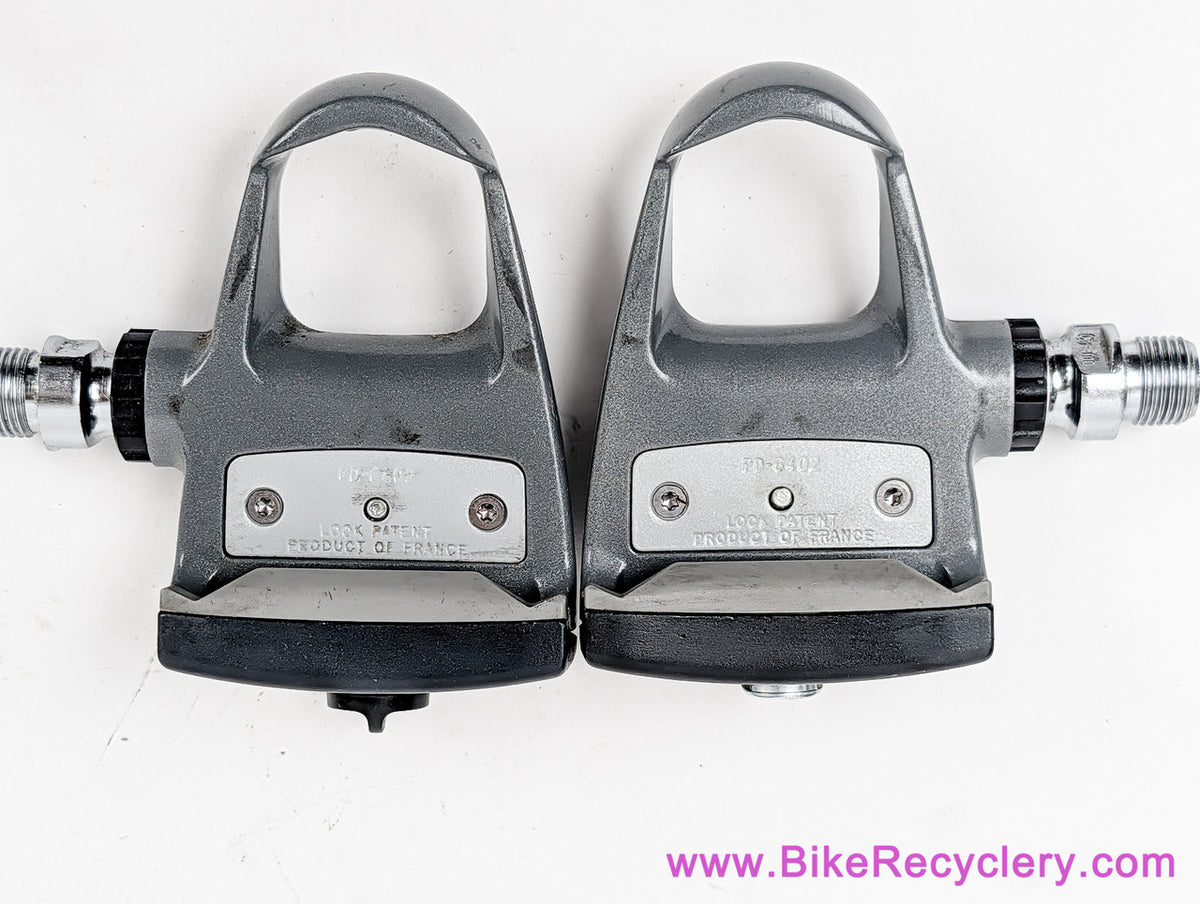 Shimano 600 / Ultegra PD-6402 Clipless Pedals: Grey (Barely Used Near Mint+++)