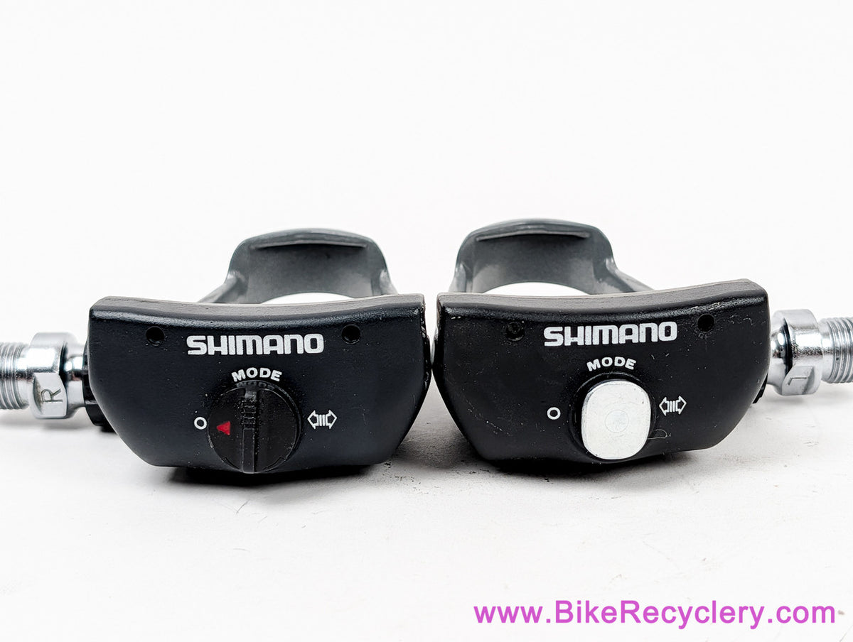 Shimano 600 / Ultegra PD-6402 Clipless Pedals: Grey (Barely Used Near Mint+++)