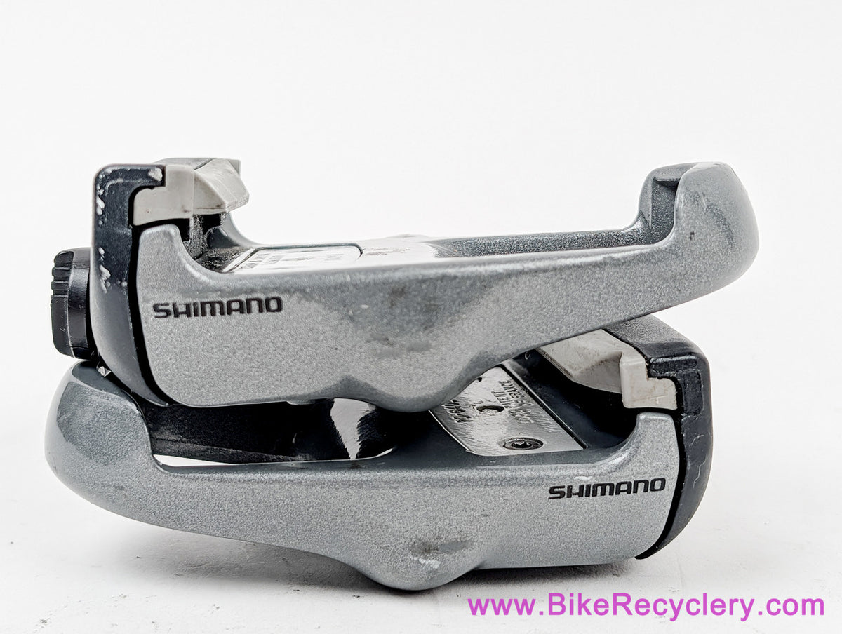 Shimano 600 / Ultegra PD-6402 Clipless Pedals: Grey (Barely Used Near Mint+++)