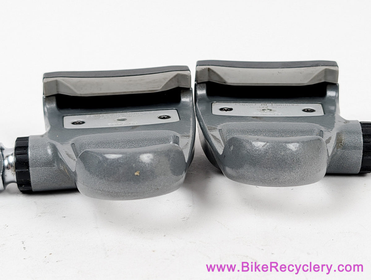 Shimano 600 / Ultegra PD-6402 Clipless Pedals: Grey (Barely Used Near Mint+++)
