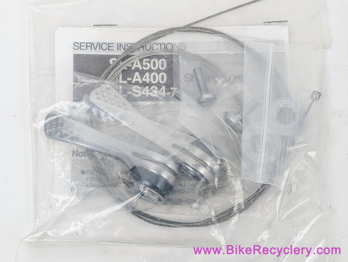 NIB/NOS Shimano Light Action SL-A400 Downtube Shifters: 7 Speed