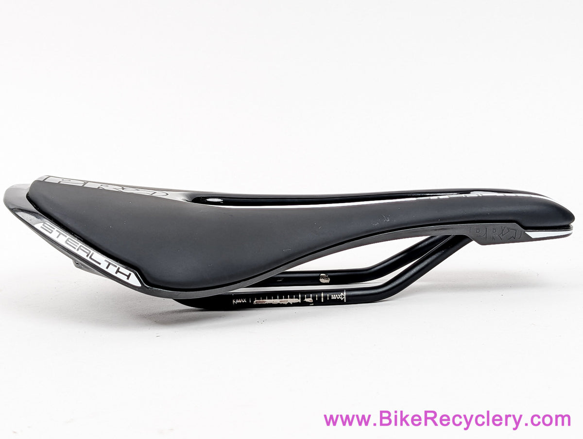 Pro Stealth Saddle: 142mm - Stainless Steel Cutout - Black (New Take-Off or Barely Used)