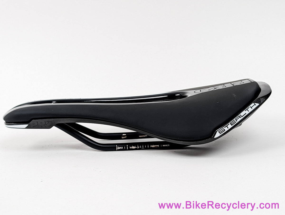 Pro Stealth Saddle: 142mm - Stainless Steel Cutout - Black (New Take-Off or Barely Used)