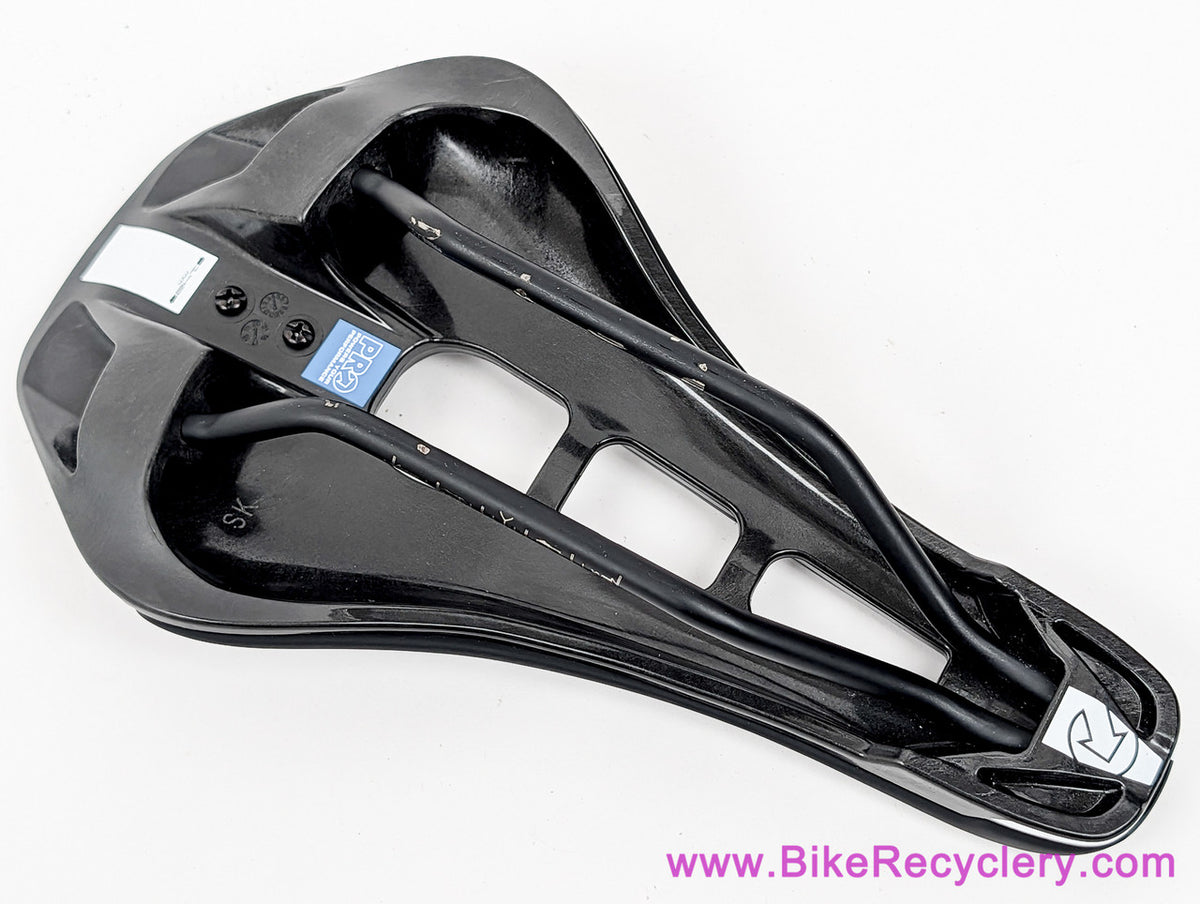 Pro Stealth Saddle: 142mm - Stainless Steel Cutout - Black (New Take-Off or Barely Used)