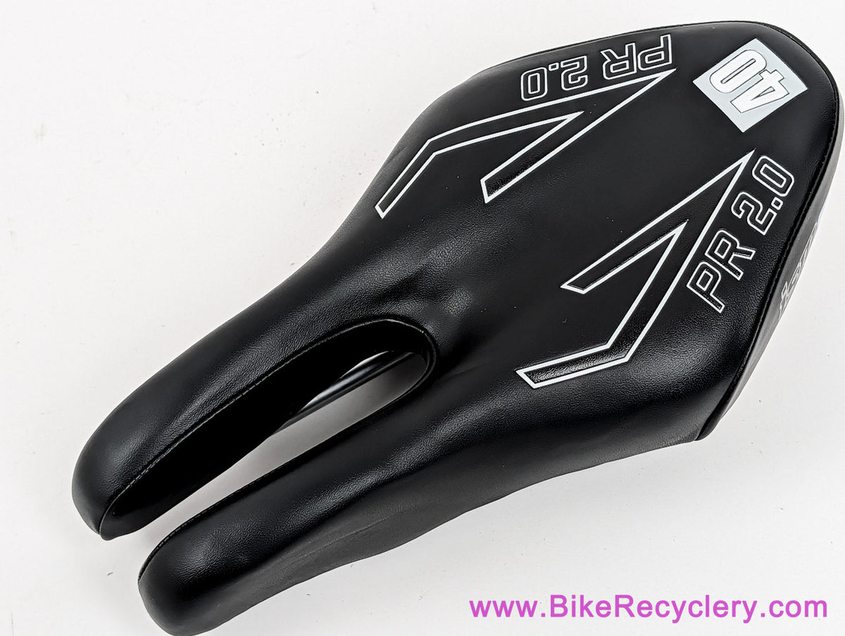 ISM PR 2.0 Split Noseless Saddle: 40 Series - Black (New Take-Off)