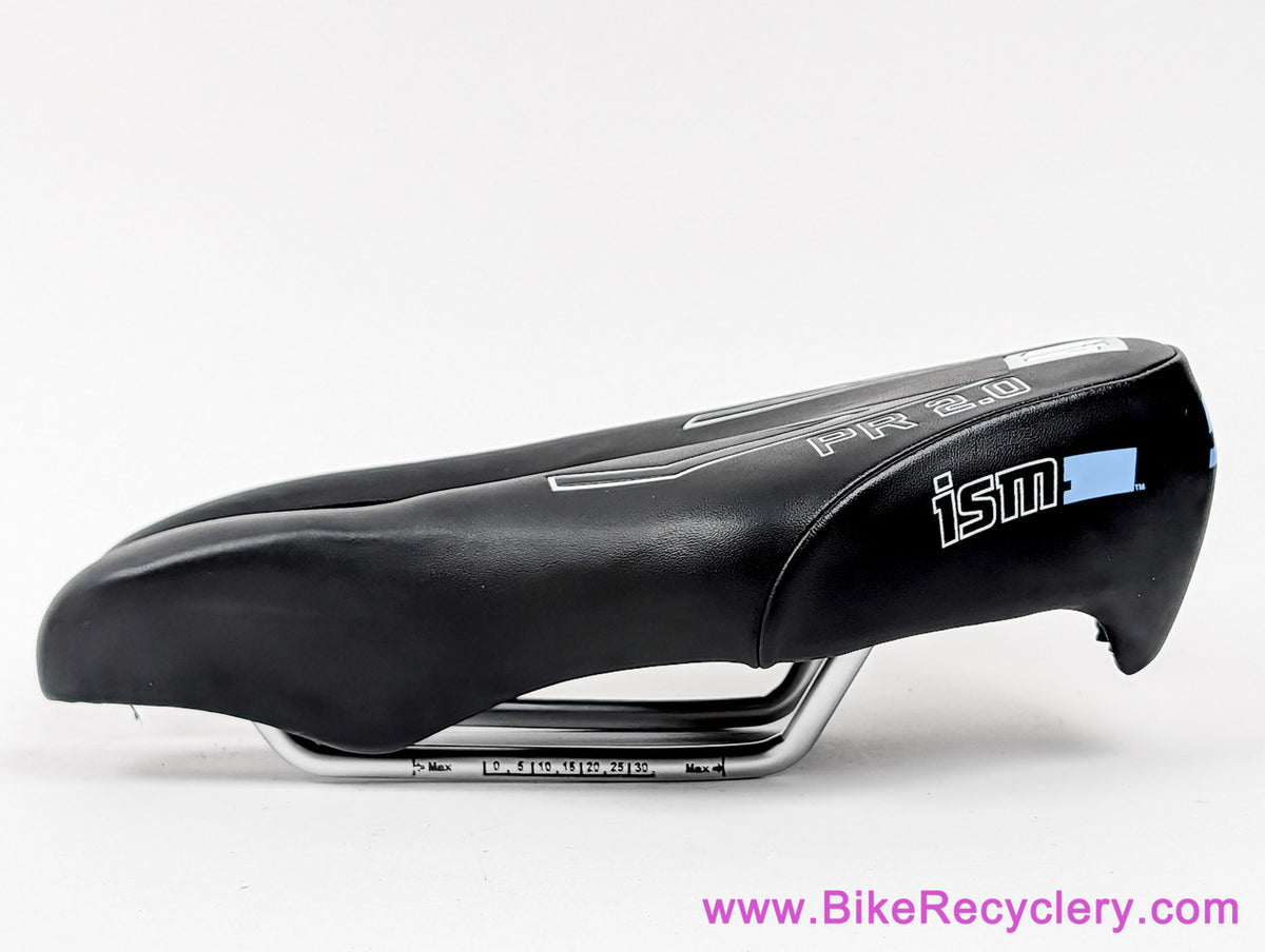 ISM PR 2.0 Split Noseless Saddle: 40 Series - Black (New Take-Off)