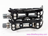 Campagnolo Record SL Superleggeri Strada Pedals: 1037/a -Black Cages