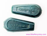 NOS Campagnolo Shifter / QR Skewer Rubber Covers: 1950s/1960s Early Version - British Racing Green (pair)