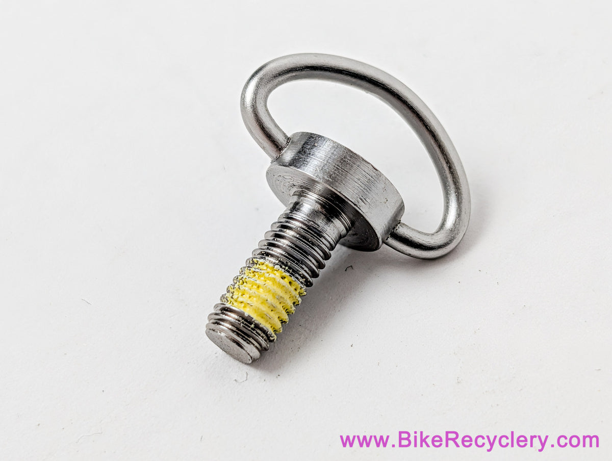 NOS Campagnolo  Syncro + NR/SR Downtube Shifter Friction Adjusting D-Ring Screw: #604/1 - Stainless Steel (SOLD INDIVIDUALLY)